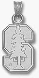 Stanford Cardinal S Tree Pendant - Sterling Silver Jewelry