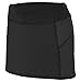 Augusta Sportswear Women's Wide Flat Knit Skort, Black/Graphite, Medium
