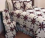 Royal Wedding Ring Quilt King Ensemble 5 Pcs Quilts set