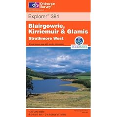Blairgowrie, Kirriemuir and Glamis: Strathmore West (Explorer Maps)