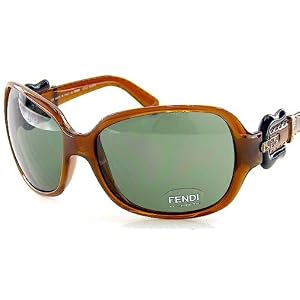 Click here to buy New Fendi Sunglasses Gray Green Shades FS384 FS-384 004 Brown Frame Size: 63-16-120 by Fendi.