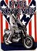 All Products : Evel Knievel - On Motorcycle with Stars & Stripes - Sticker / Decal (Bike Daredevil)