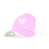 St. Louis Rams Pink Mesh Back Hat