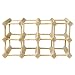 Kitchen & Housewares : 12 Bottle Solid Pine Wine Rack – Beige