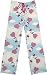 Hello w/ Heart Balloon in Clouds Glitter Fleece Lounge Pants Lounge Pants for women