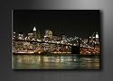 Bild auf Leinwand New York 80 x 60 cm Modell-Nr. XXL 4008 Bilder fertig gerahmt&nbsp;mit Keilrahmen riesig. Ausführung Kunstdruck als Wandbild mit Rahmen. Günstiger als Ölbild Gemälde Poster Plakat mit Bilderrahmen