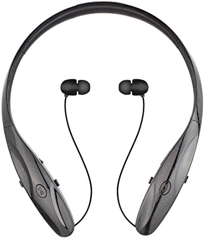 Bluetooth Headphones, Bluetooth4.1 Built-in Microphone CVC6.0 Noise Cancellation Earbud Hand-free Neckband Retractable Headset for Sport/running/gym Lightweight Sweatproof for IOS Android Cell Phone