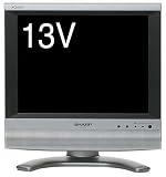 SHARP AQUOS LC-13S4-S 液晶テレビ(シルバー)