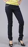 ANNEKE JUST USA Dark Wash Studded Skinny Jeans
