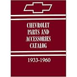 1933 1957 1958 1959 1960 CHEVROLET Parts Book List by Chevrolet
