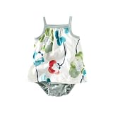 Tea Collection Baby-Girls Infant Moon Orchid Bubble Tank Top, Milk, XX-Small