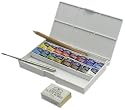 Winsor & Newton - Cotman Water Colour Paints Deluxe 16 Half Pans Sketchers' Pocket Box