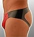 JustinLatex Sexy Latex Rubber Back Hollow G String Jockstrap Underwear Briefs