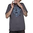 Arbor Oso Bamboo Based Men's Short-Sleeve Race Wear T-Shirt/Tee w/ Free B&F Heart Sticker Bundle - Dark Shadow