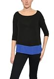 411SWnDSPYL. SL160  Womens Bailey 44 And I Said What I Meant Sweater in Black/Cobalt