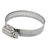 uxcell　ホースクランプ　ホースバンド　ステンレスバンド　ウォーム 調整可能 33-57mm