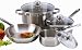 7 PC 18/10 STAINLESS STEEL COOKWARE SET WITH ENCAPSULATED BASE