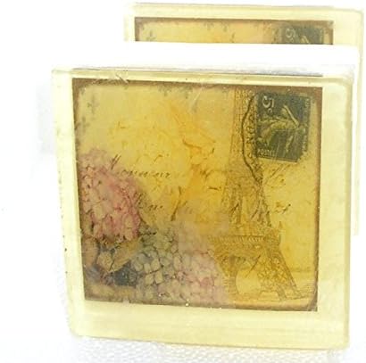 French Postcard Soap, carte de postale, vintage picture soap, (Eiffel Tower Post card) The Salt Baron soap
