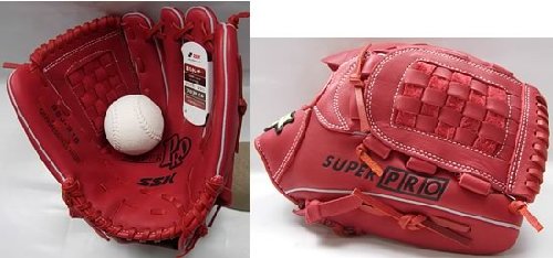 ＜少年軟式グラブ＞SSK 2008NEWモデル スーパープロ 黒田モデル レッド サイズJ5S SSJ315-20-L