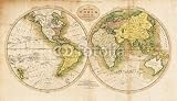 Wallmonkeys Peel and Stick Wall Decals - High-quality Antique Map - Removable Graphic