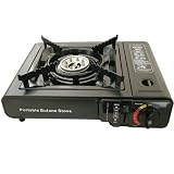 Portable Camping Gas Cooker Stove + 2 Free Gas Cartridges Refills
