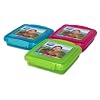 Sistema, Sandwich Box x 3 (1 Lime, 1 Aqua, 1 Pink)