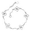 Multidimensional Elegance: Sterling Silver Designer Inspired Fancy Link Aesthetic Style Bracelet