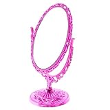 Present Time Silly Two Sides Oval Table Mirror, Assorted Colors
