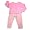 Mulberribush - Infant Girls Long Sleeve Knit Pant Set, Pink (Size 12Months)