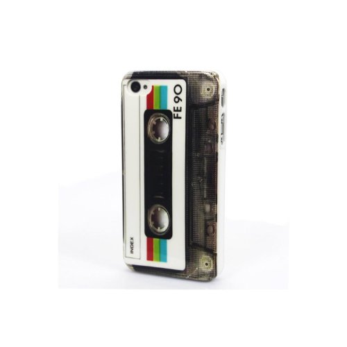 gadget geek - coque haute qualite cassette audio pour apple iphone