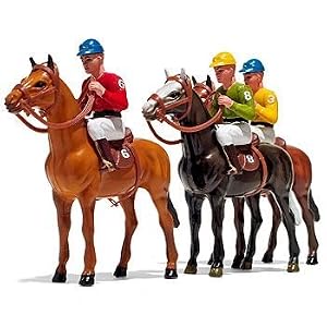 HORSE AND JOCKEY CENTERPIECE DECORATION