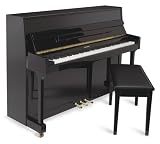 Suzuki M-34 43-Inch Acoustic Console Upright Piano,Black