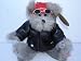 411Ss2XU8mL. SL75  Reviews Plush Motorcycle Biker Teddy Bear 8 Inches Tall, Jointed Stuffed Animal Toy, Boy and Girl, 2 Pcs Set