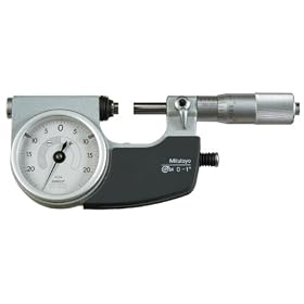 Mitutoyo 510-131, 0 - 1" X .00005" Indicating Micrometer, IP54
