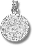 Southern Miss Golden Eagles Solid Sterling Silver Eagle Seal Pendant