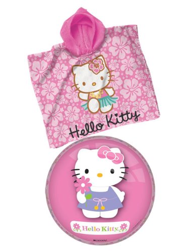 Mondo 18/544 - Hello Kitty Beach Set bestehend aus Ball und Poncho im Rucksack Preisvergleich