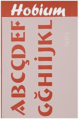 Hobium Stencil Template, A5 (5.83" X 8.267") (Letter - 5091)