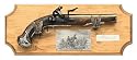 Framed George Washington Pistol on Plaque