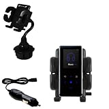 Samsung Yepp K3 Auto Cup Holder with Car Charger - Uses Gomadic TipExchange
