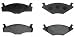 Aimco PF280A Standard Front Disc Brake Pad Set