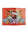 ED HARDY #3202 LEIF BUSINESS CARD HOLDER RED