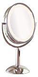 Revlon RV978 Perfect Touch Lighted Oval Mirror, Polished Chrome