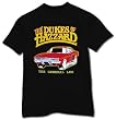 Dukes of Hazzard Youth General Lee T-shirt Childrens Black