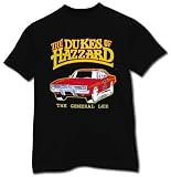  : Dukes of Hazzard Youth General Lee T-shirt Childrens Black