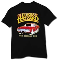 Dukes of Hazzard General Lee T-shirt Black