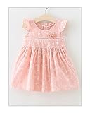 WIN チュールスカートワンピース キッズウェア キッズ服 子供 子供服 ジュニア ジュニア服 男の子 女の子　子供ワンピース　フォーマル (73cm, ピンク)