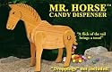 Mr. Horse Wooden Candy Dispenser Fun Toy - Poops Candy!