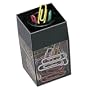 Paper Clip Holder, 4.25" L - 1.76" W x 1.6" H, Magnetic Black Lid w/Smoke Base DPS00257