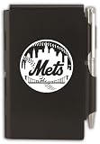 New York Mets Metal Engraved Pocket Notepad & Pen Set