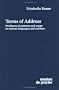 Terms of Address: Problems of Patterns and Usage in Various Languages and Cultures